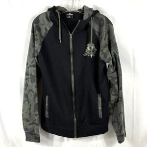 Oregon Ducks M Colosseum Full Zip Hoodie Camo